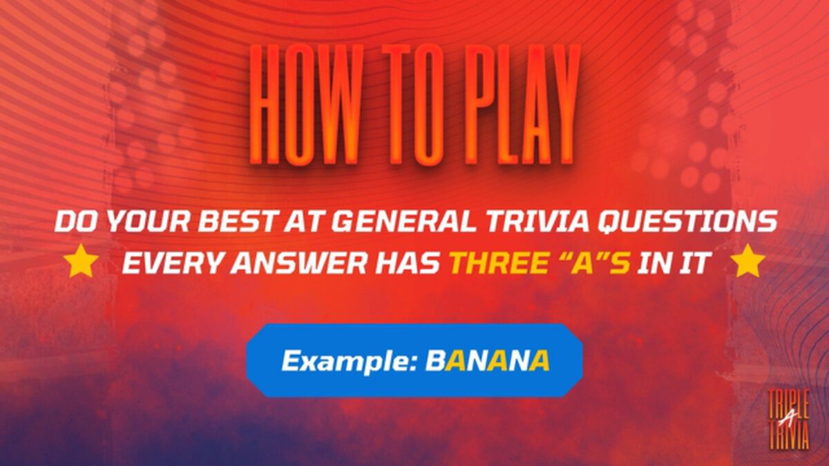 Triple A Trivia image number 1